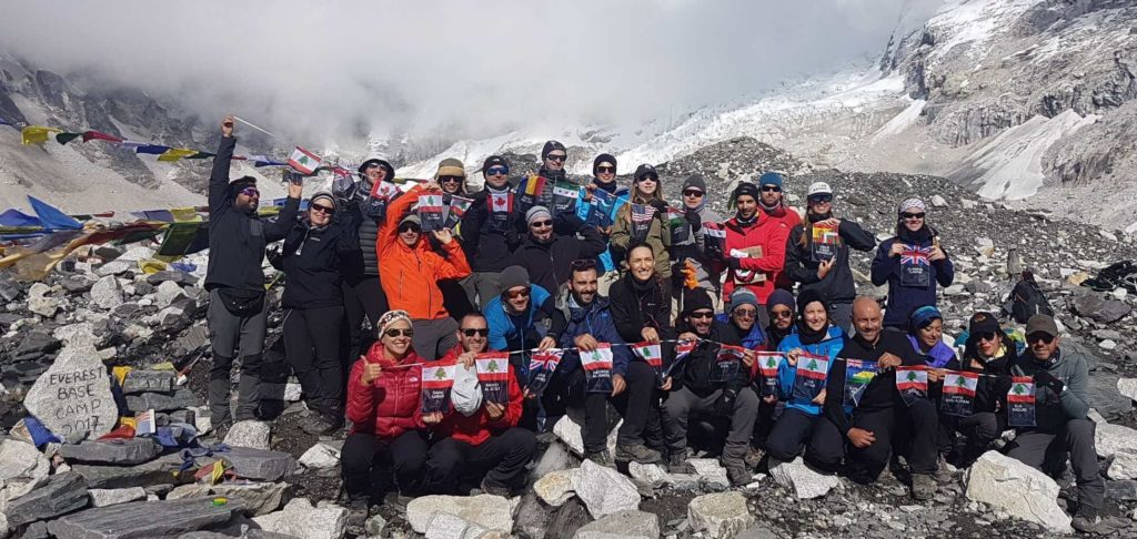 Climbed to Everest Basecamp with 28 staff from Omnicom Media Group